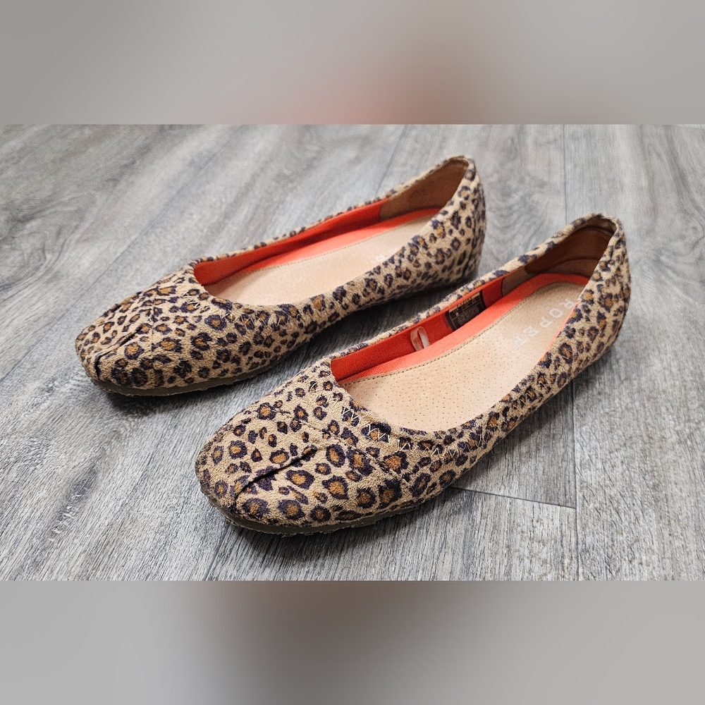 Roper Leopard Print Women's Flats-Size 9